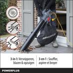 Bladblazer Power 3300 watt, Ophalen, Handgedragen, Zo goed als nieuw, Powerplus