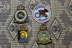 4 patches belgian air force, Verzenden, Luchtmacht, Overige gebieden, Embleem of Badge