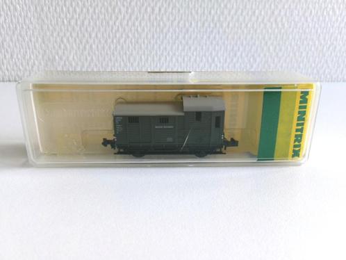 Minitrix 13250 Sluitwagon DRG (in ovp), Hobby en Vrije tijd, Modeltreinen | N-Spoor, Zo goed als nieuw, Wagon, Gelijkstroom, Trix