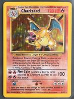 Pokémon kaart 1999 - Base set unlimited Charizard - 4/102, Ophalen, Gebruikt, Losse kaart, Foil