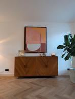 Bali Dressoir - Vissengraat Patroon, Gebruikt, Met deur(en), 100 tot 150 cm, 150 tot 200 cm