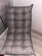 Grijze relaxstoel, Huis en Inrichting, Fauteuils, Ophalen, Zo goed als nieuw, 50 tot 75 cm