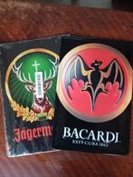 Metalen Drank Borden - Bacardi + Jägermeister, Verzamelen, Merken en Reclamevoorwerpen, Ophalen of Verzenden, Zo goed als nieuw
