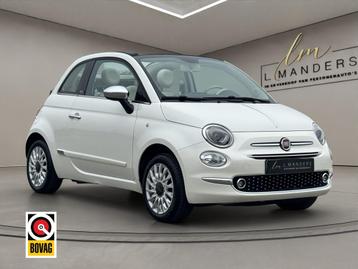 Fiat 500C 1.2 Lounge 2017 WIT PARELMOER | Cabrio | Climate C beschikbaar voor biedingen