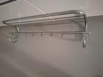 Vintage buisframe kapstok-96 centimeter breed, Wandkapstok, Gebruikt, Ophalen of Verzenden, Minder dan 100 cm