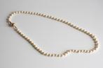 Parelcollier met mooi gouden slot, Sieraden, Tassen en Uiterlijk, Antieke sieraden, Ophalen of Verzenden, Goud, Ketting