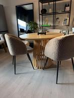 Sohome Nikkie Eettafel - Hevea Hout - 100cm, Huis en Inrichting, Tafels | Eettafels, Ophalen, 100 tot 150 cm, Rond, 50 tot 100 cm