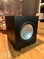 Geweldige Jamo J12 Subwoofer Zwart, Ophalen of Verzenden, Subwoofer, Zo goed als nieuw, 120 watt of meer