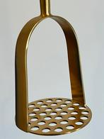 Roestvrijstalen aardappelstamper goudkleurig, Ophalen of Verzenden, Nieuw