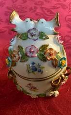 Dresden Ei met Vogels en Bloemen, Antiek en Kunst, Antiek | Porselein, Verzenden