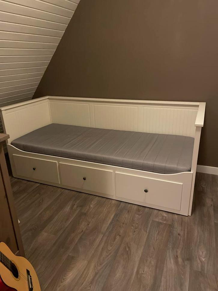 Uitschuifbaar Kinderbed 200x80/160 + Opberglades, Huis en Inrichting, Slaapkamer | Bedden, Gebruikt, Eenpersoons, 80 cm, 200 cm