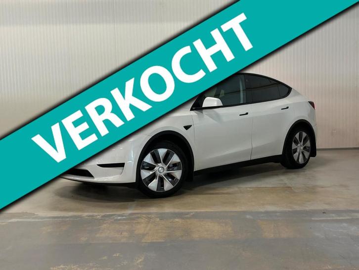 Tesla Model Y RWD 58 kWh | NAP | TREKHAAK | ZONNEDAK | TESLA, Auto's, Tesla, Bedrijf, Te koop, Model Y, ABS, Adaptive Cruise Control