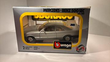 Mercedes benz 500 sec Bburago 1.24 beschikbaar voor biedingen