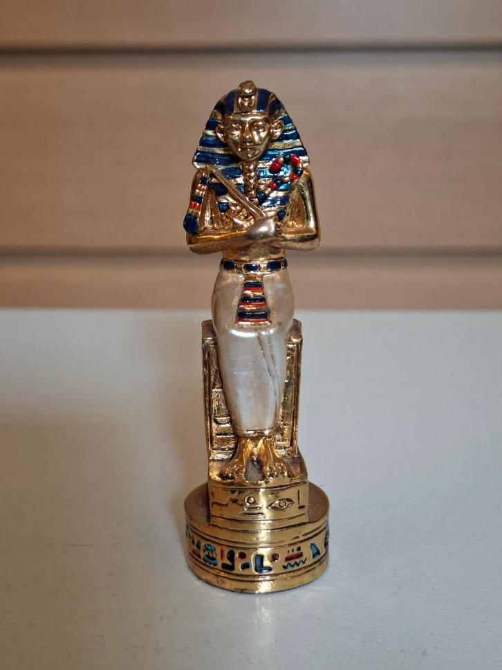 Vintage beeld van "Toetanchamon", Verzamelen, Beelden en Beeldjes, Zo goed als nieuw, Overige typen, Ophalen of Verzenden