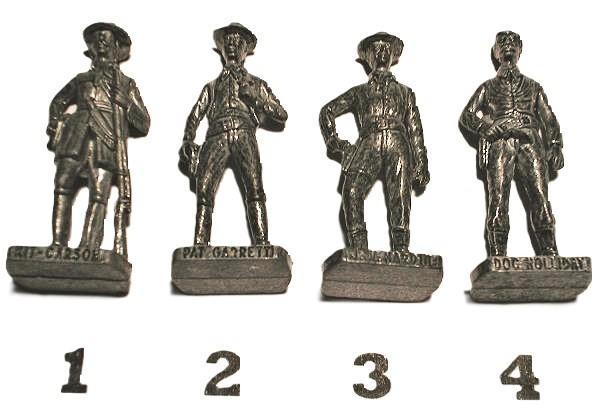 28ij-Ferrero kinder surprise metal BERÜHMTE WESTMÄNNER serie, Verzamelen, Verrassingseieren, Zo goed als nieuw, Overige typen