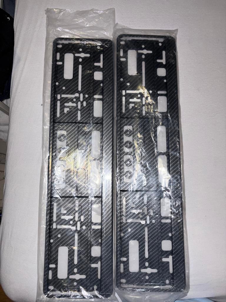 Kentekenplaathouders Carbon Look - Nieuw, Ophalen, Nieuw