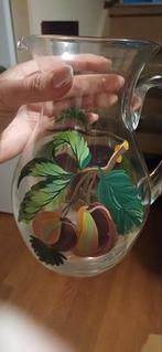 Karaf portmeieron Pomona Handbeschilderd, Huis en Inrichting, Ophalen, Glas, Overige stijlen, Glas of Glazen