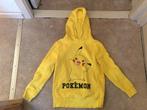 Pokemon Hoodie, geel met Picachu. maat 140. zgan, Pokemon, Jongen of Meisje, Trui of Vest, Ophalen of Verzenden
