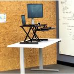 Fellowes Corsivo zit-sta werkstation zit sta bureau, Computers en Software, Ophalen, Zo goed als nieuw, In hoogte verstelbaar