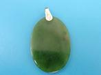 Jade hanger met gouden hangoog                          G118, Gebruikt, ., Ophalen of Verzenden, .