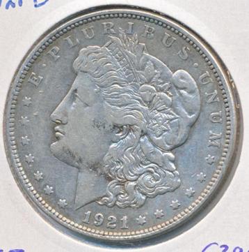 USA Morgan Dollar 1921-D 