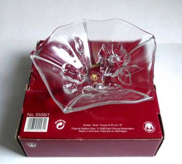 Walther artglass decoratieve kristallen schaal nieuw in doos beschikbaar voor biedingen