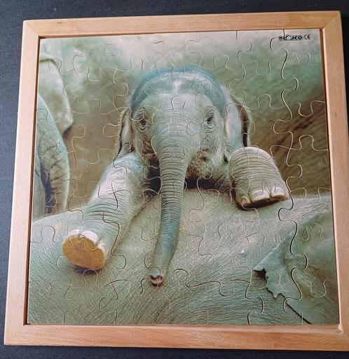 Educo: prachtige dierenpuzzel , jonge olifant., Kinderen en Baby's, Speelgoed | Educatief en Creatief, Ophalen of Verzenden