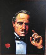 Alex L- The Godfather- Handgeschilderd (100%)- Origineel-XXL, Antiek en Kunst, Kunst | Schilderijen | Modern, Ophalen of Verzenden