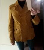 Prachtige suede okergele jas maat L, Kleding | Dames, Jassen | Zomer, Vero Moda, Geel, Maat 42/44 (L), Ophalen of Verzenden