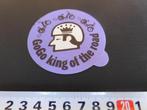 sticker GoGO king of the road  bromfiets fiets, Ophalen, Zo goed als nieuw, Sticker