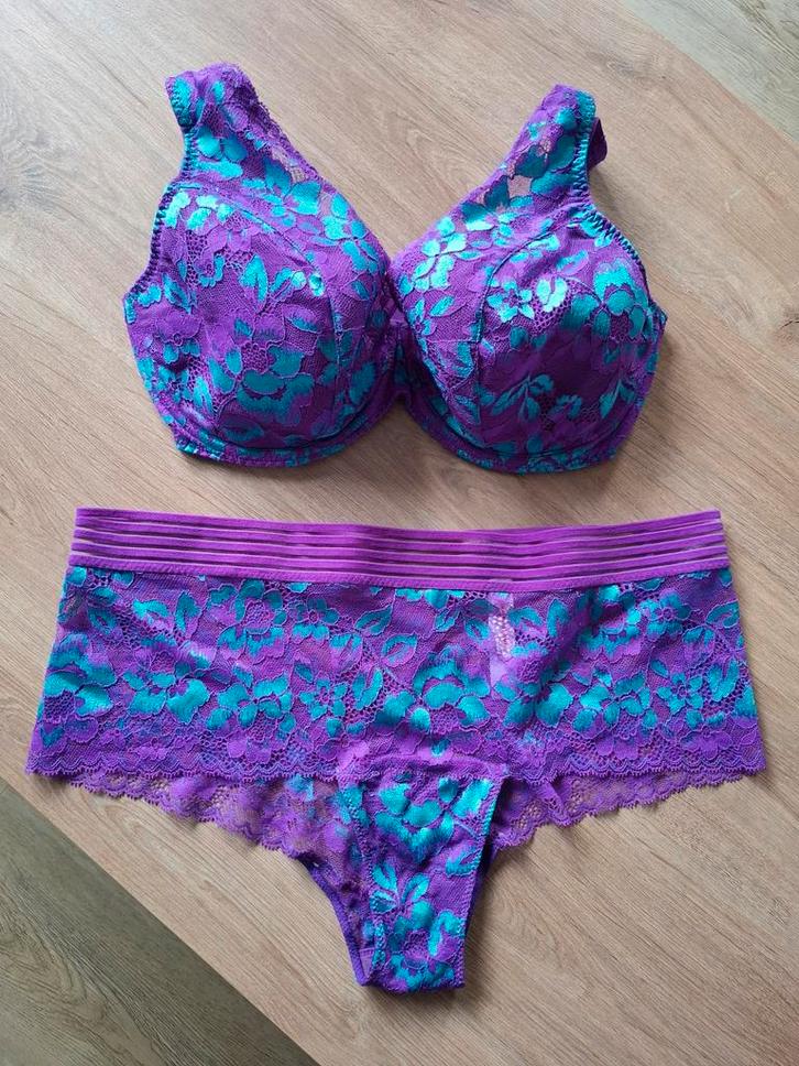 Prima Donna Twist Set 80F/42 - Paars/Lichtblauw, Kleding | Dames, Ondergoed en Lingerie, Setje, Paars, Ophalen of Verzenden