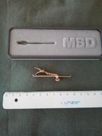 dasspeld MSD zilverkleurig, Ophalen, Zo goed als nieuw, Overige materialen, Verguld
