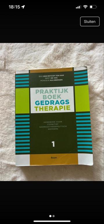 Praktijkboek Gedragstherapie - Handboek beschikbaar voor biedingen