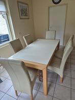 eethoek, Huis en Inrichting, Complete eetkamers, Ophalen, Gebruikt, 4 tot 6 stoelen
