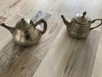 2 oude tinnen theepotjes, Ophalen