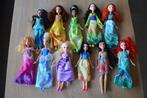Disney prinses (barbie)poppen 11 stuks, Ophalen of Verzenden, Overige figuren, Gebruikt, Beeldje of Figuurtje