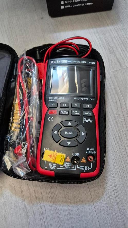 Zoyi Multimeter / Oscilloscoop  ZT702S, Doe-het-zelf en Verbouw, Meetapparatuur, Nieuw, Multimeter, Ophalen of Verzenden