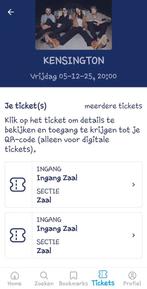 2 tickets voor €100,-. Kensington 05 December'25, Ziggo Dome, Tickets en Kaartjes, Twee personen, December