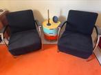 Leolux scylla fauteuils, Ophalen, Gebruikt, 75 tot 100 cm, Stof