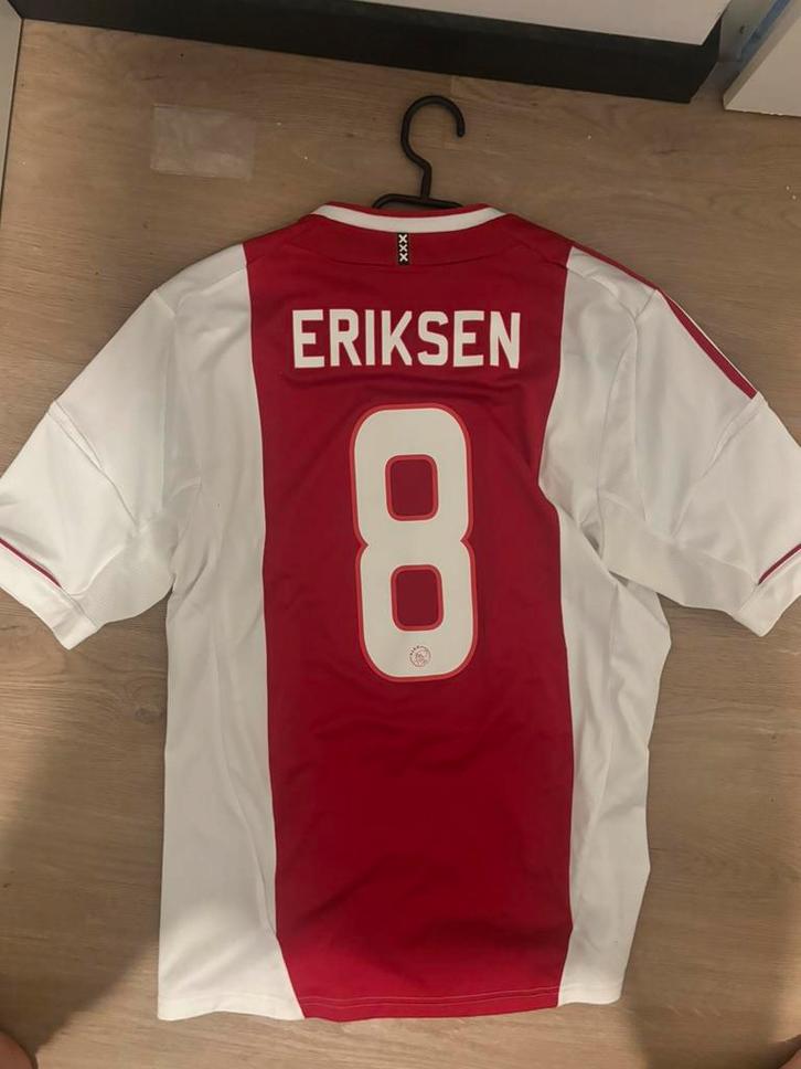 Christian Eriksen – Ajax thuisshirt 2012/2013 (Aegon), Verzamelen, Sportartikelen en Voetbal, Zo goed als nieuw, Shirt, Ajax, Ophalen of Verzenden