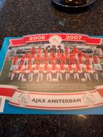Ajax placemat 2006-2007 met Huntelaar, Verzamelen, Sportartikelen en Voetbal, Ophalen of Verzenden