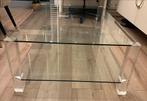 BOR-DESIGN MOOIE GLAZEN SALONTAFEL, Ophalen, 100 tot 150 cm, 50 tot 100 cm, Zo goed als nieuw