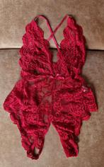 Rode kanten body korset maat 38 nieuw bodysuit teddy, Ophalen of Verzenden, Rood, Body of Korset