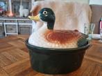 Eend oven schaal aardewerk vintage, Antiek en Kunst, Ophalen of Verzenden