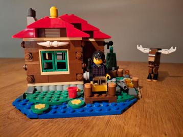 Lego creator 31048 huisje meer 3 in 1 compleet met boekjes beschikbaar voor biedingen