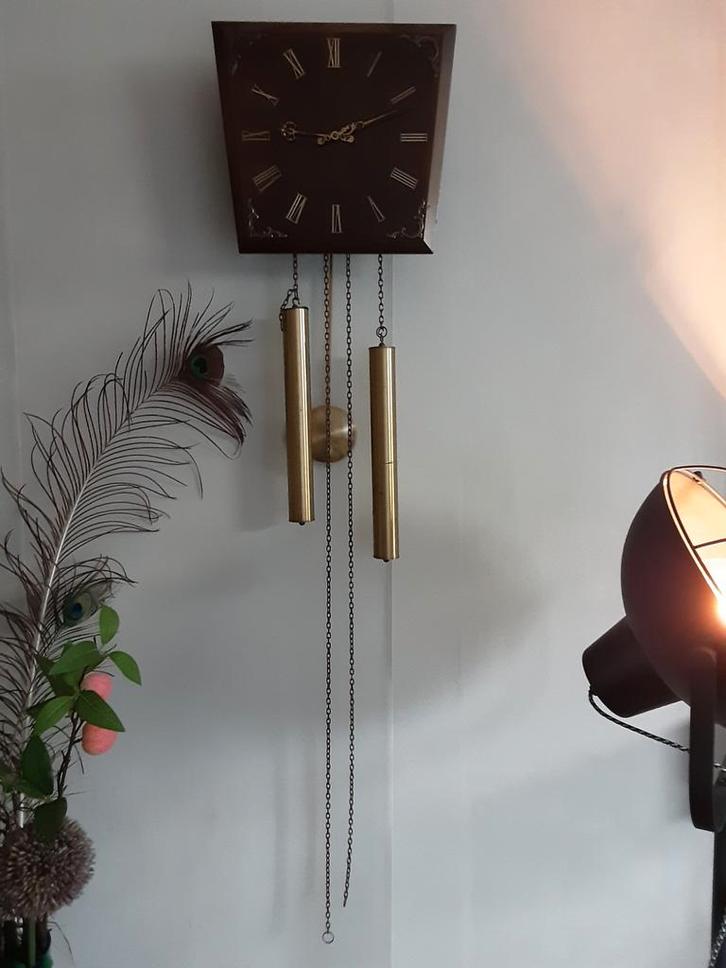 Junghans Wandklok Jaren 60, Antiek en Kunst, Antiek | Klokken, Ophalen