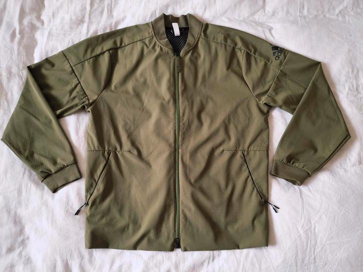Adidas Z.N.E. Track Jacket, Maat L, Kleding | Heren, Jassen | Zomer, Zo goed als nieuw, Maat 52/54 (L), Groen, Verzenden