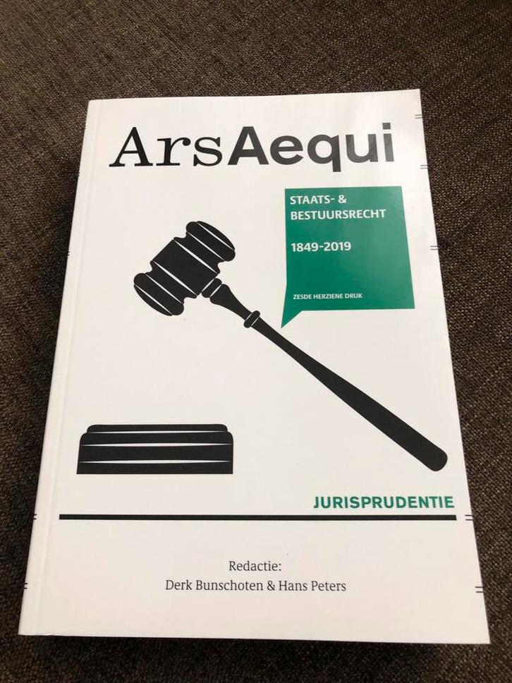 Ars Aequi S 2019 staats en bestuursrecht, Boeken, Studieboeken en Cursussen, Nieuw, WO, Alpha, Ophalen of Verzenden