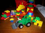 Emmer lego duplo treintje poppetje traktor etc hond etc, Kinderen en Baby's, Speelgoed | Duplo en Lego, Complete set, Duplo, Zo goed als nieuw