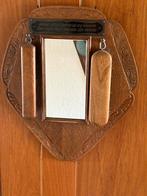 Nostalgische kledingborst/ spiegel met spreuk, Antiek en Kunst, Ophalen of Verzenden, Rechthoekig, Minder dan 50 cm